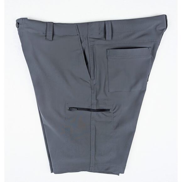 ZeroXposur Hybrid Shorts Mens 38 Black Utility Zip Pocket 4-Way Stretch UPF 50+ - Picture 4 of 10